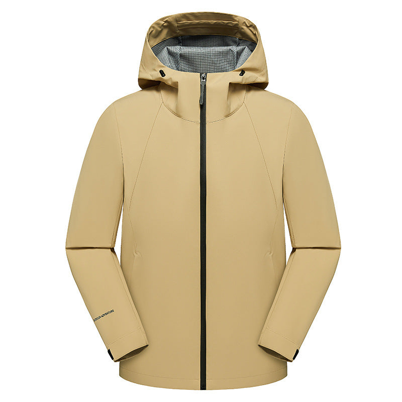 Herren dreilagige Softshell-Kapuzenjacke mit nahtversiegelter Wetterschutzmembran und ergonomischem Schnitt Nord Taschen