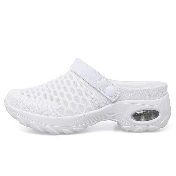 Damen  atmungsaktive Mesh-Clogs mit luftgepolsterter Dämpfungssohle und verstellbarem Fersenriemen Nord Taschen
