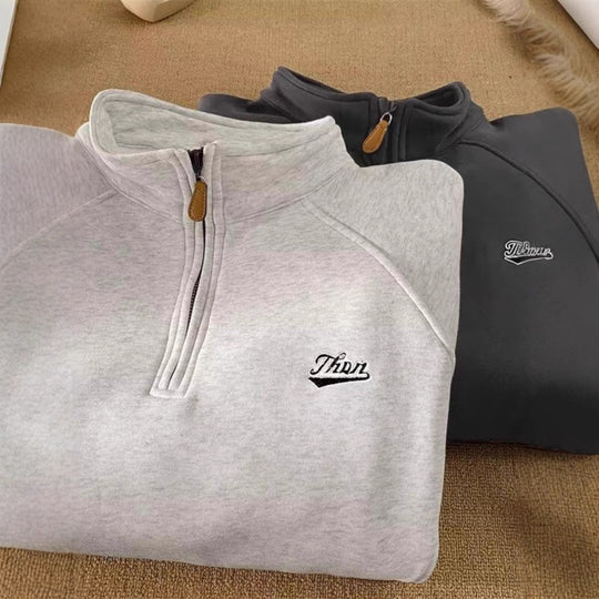 Damen Urbaner Fleece-Pullover mit Stehkragen Nord Taschen