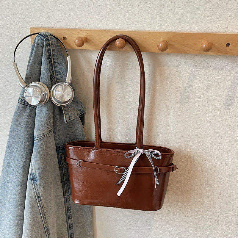 Damen Handtasche mit schickem, minimalistischen Design und elegantem Knoten Nord Taschen