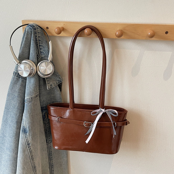 Damen Handtasche mit schickem, minimalistischen Design und elegantem Knoten Nord Taschen