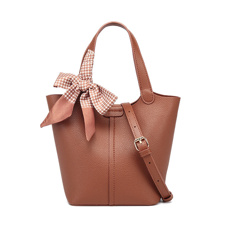 Damen Shopper-Tasche mit eleganter Schleifenverzierung und praktischem Innenlayout Nord Taschen