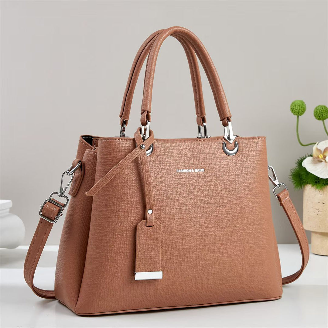 Damen elegante Handtasche mit strukturierten Akzenten Nord Taschen