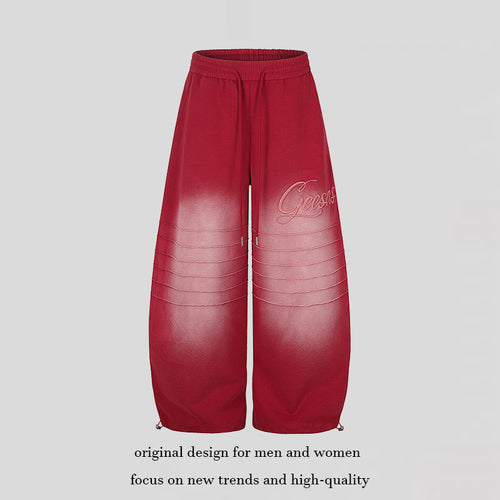 Damen Extraweite Palazzo-Sweathose mit Steppdetails, Tunnelzugbund und verstellbarem Saum Nord Taschen