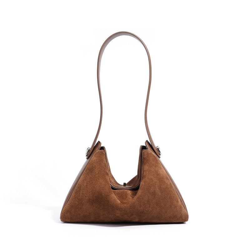 Damen Schultertasche aus weichem Wildleder Nord Taschen