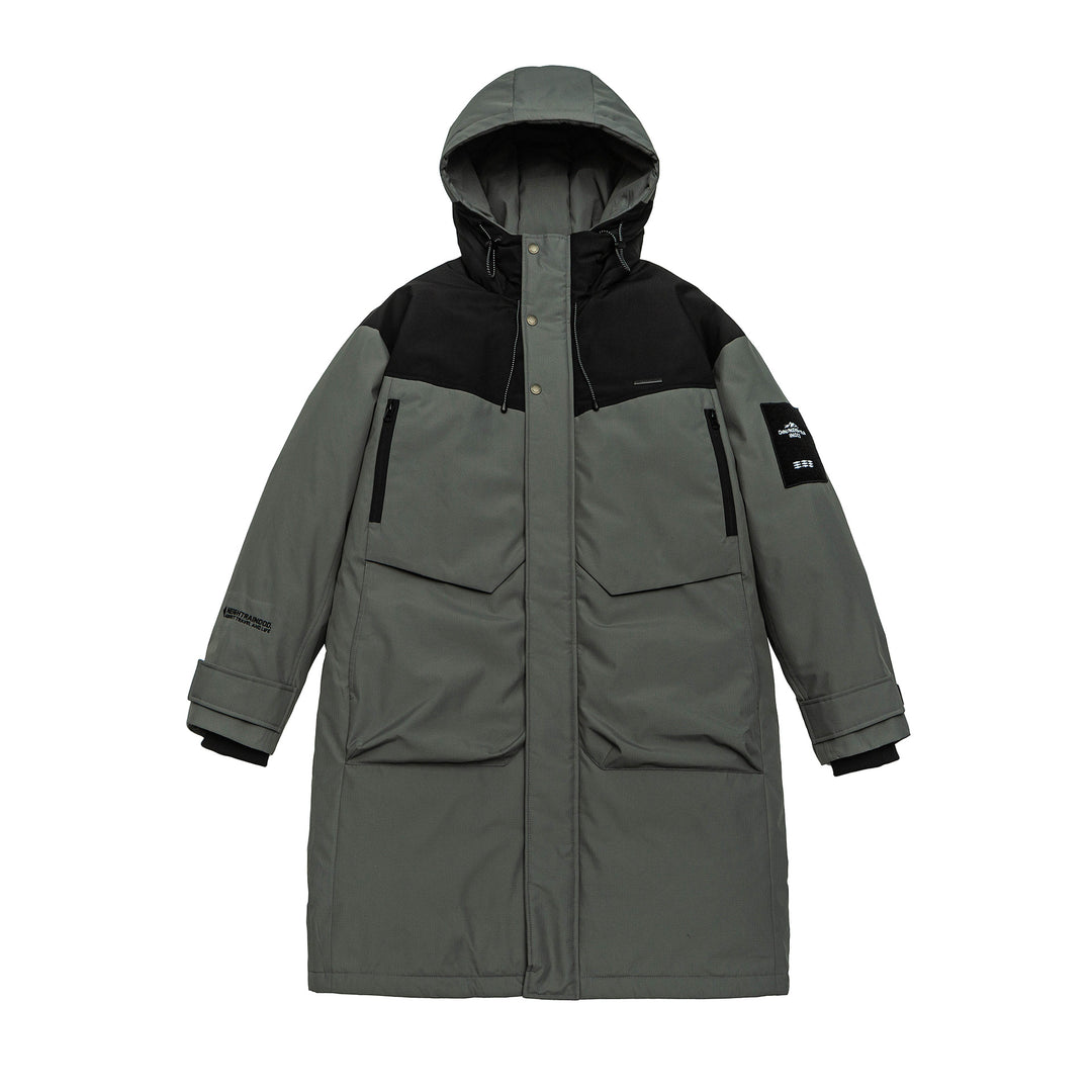 Herren Wasserabweisender Stepp-Winterparka mit Kapuze und Multifunktionstaschen Nord Taschen
