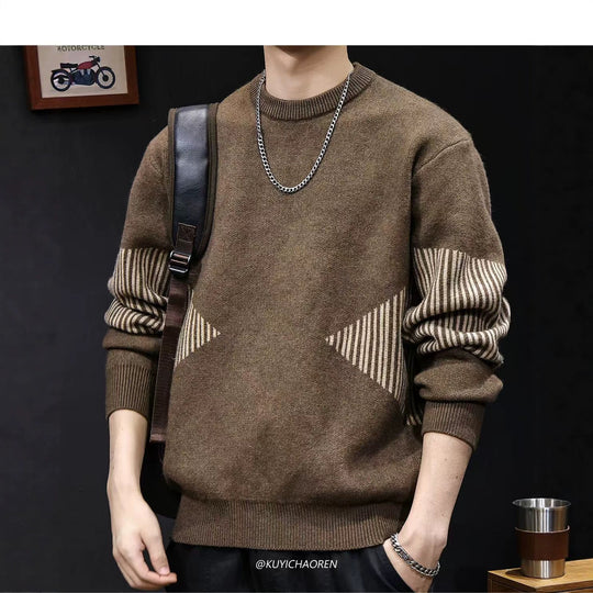 Herren Strickpullover Nord Taschen