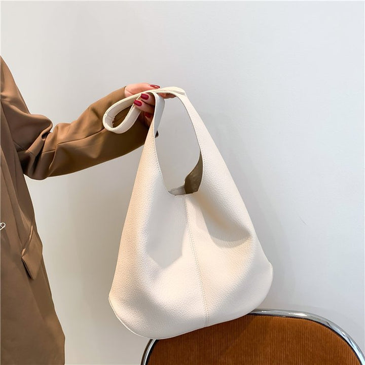 Damen Hobo-Tasche aus hochwertigem Leder mit kapuzierter Form Nord Taschen