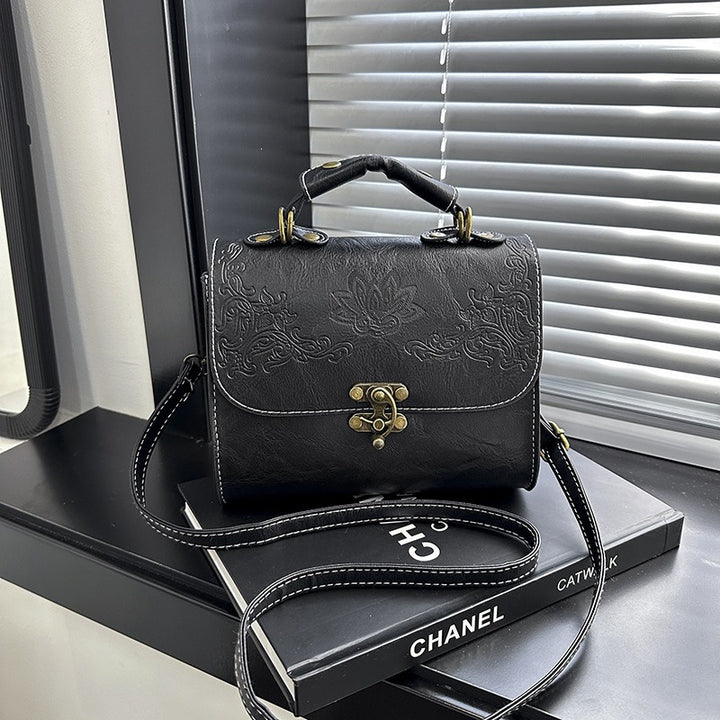 Damen elegante Umhängetasche mit kunstvollem Prägungsdesign Nord Taschen