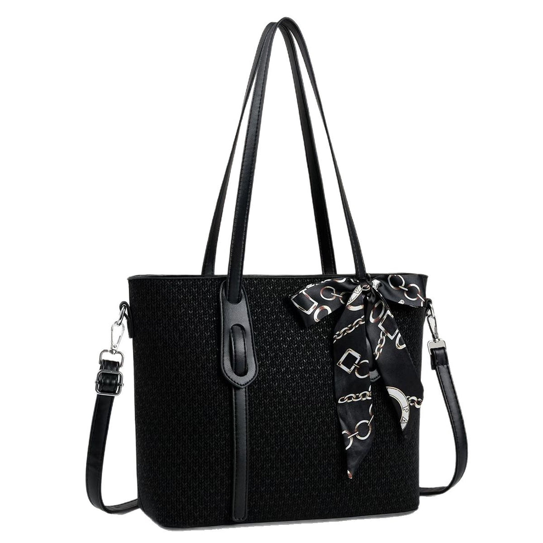Damen Shopper-Tasche mit modischem Seidenband Nord Taschen