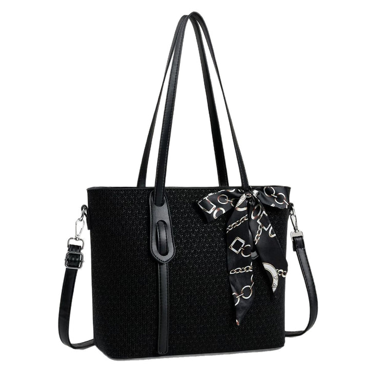 Damen Shopper-Tasche mit modischem Seidenband Nord Taschen