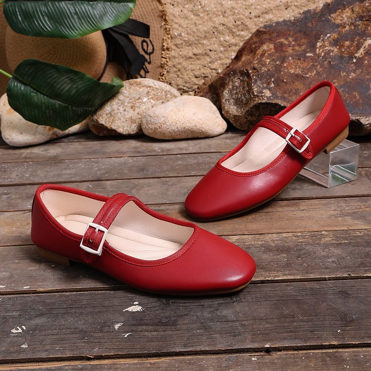 Damen Ballerinas mit modischem Schnallenverschluss und ergonomischer Fußbettung Nord Taschen