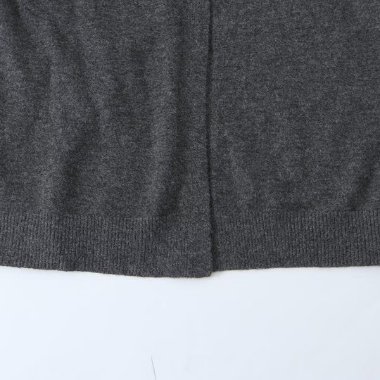 Damen Lange Kapuzen-Strickjacke mit durchgehender Knopfleiste und gerippten Bündchen Nord Taschen