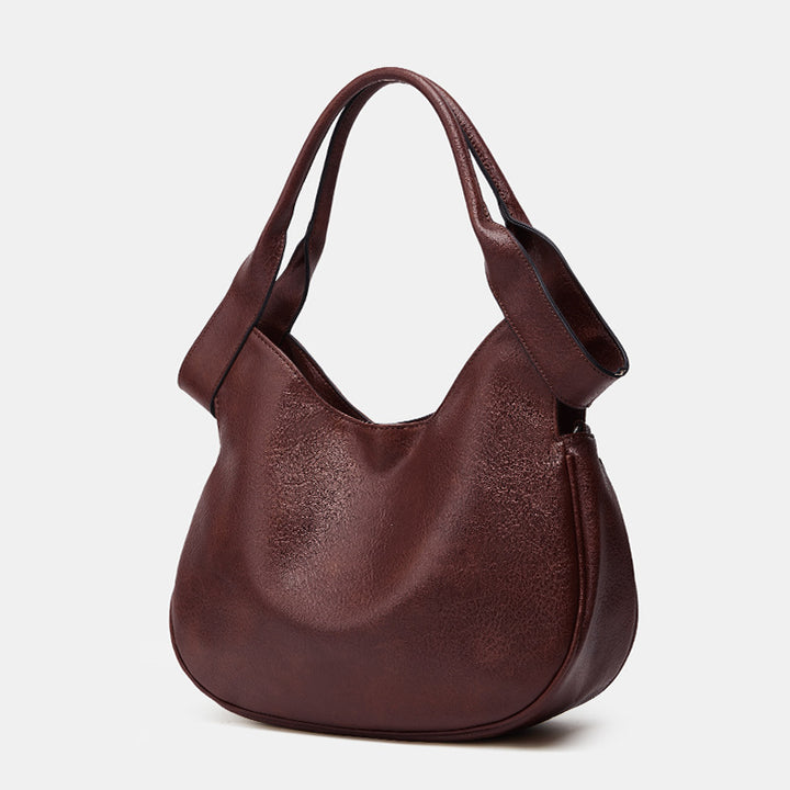 Damen Hobo-Tasche aus hochwertigem Kunstleder mit eleganter Oberflächenstruktur Nord Taschen