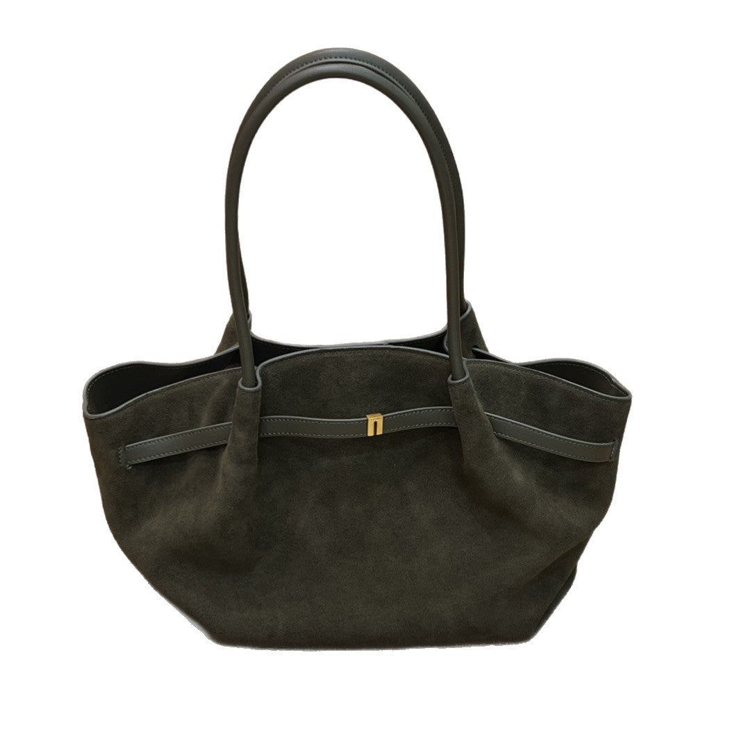 Damen hochwertige Wildleder Shopper-Tasche Nord Taschen
