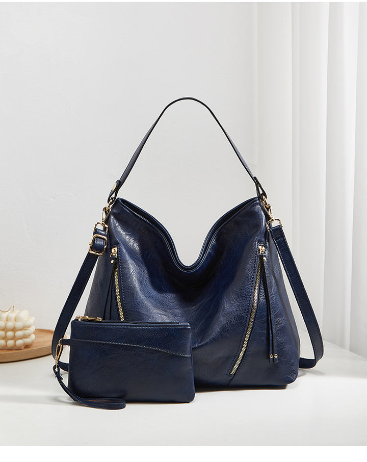Damen Hobo-Tasche mit luxuriösem Kunstleder und geräumiger Innenaufteilung Nord Taschen