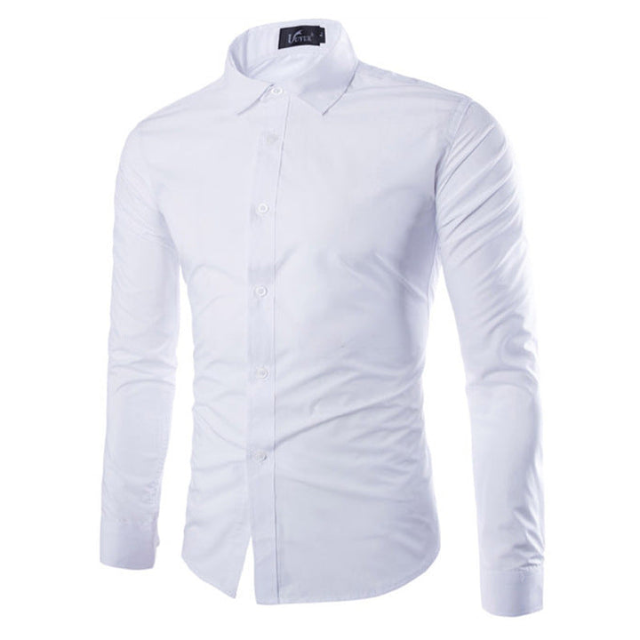 Herren elegante Langarmhemd