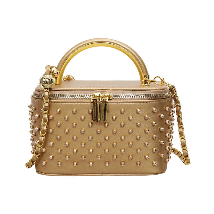 Damen modische Handtasche mit Nietenakzenten Nord Taschen
