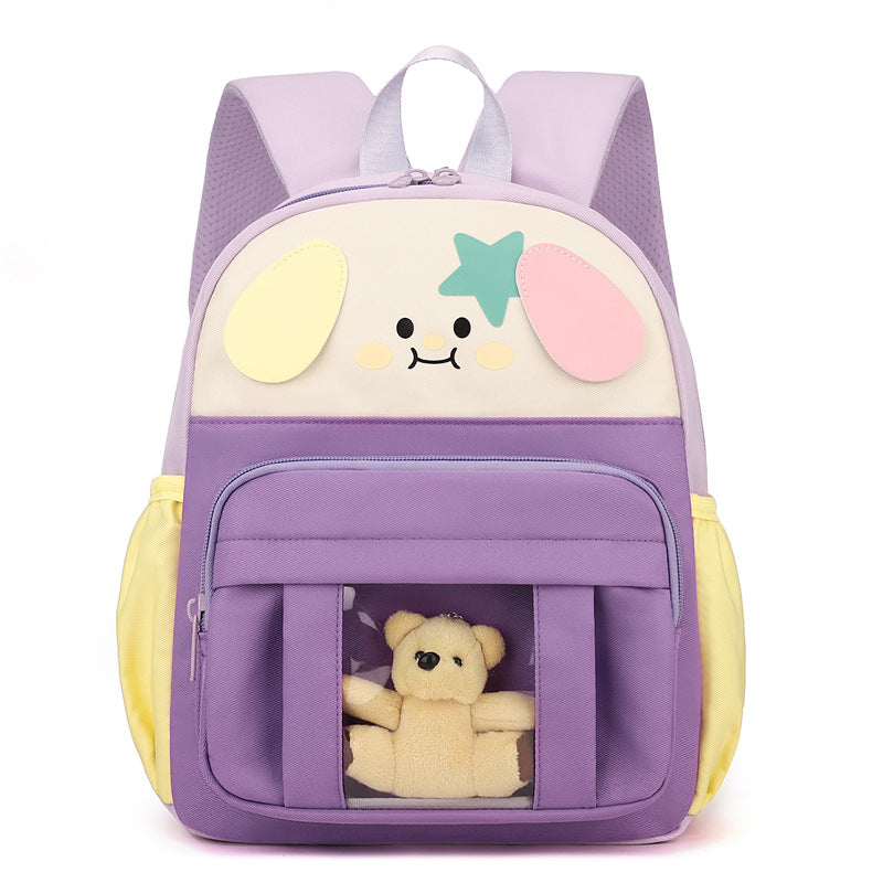 Damen Rucksack mit verspieltem Tiermotiv und transparentem Sichtfenster Nord Taschen