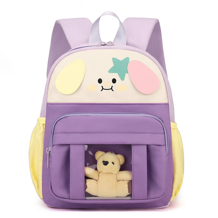 Damen Rucksack mit verspieltem Tiermotiv und transparentem Sichtfenster Nord Taschen