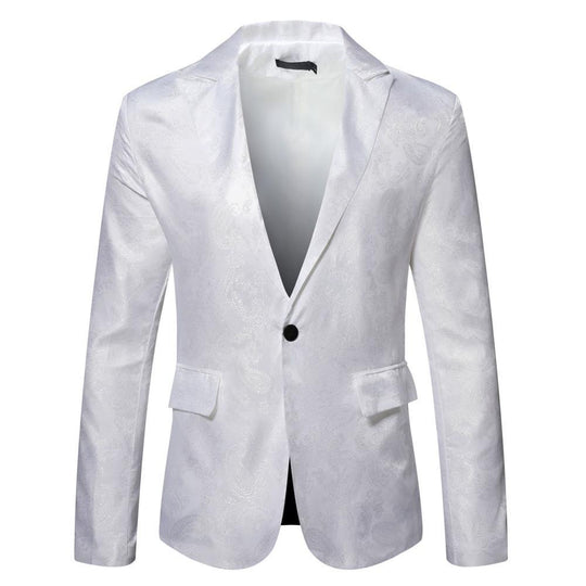 Herren eleganter Blazer mit Paisleymuster - Arvani