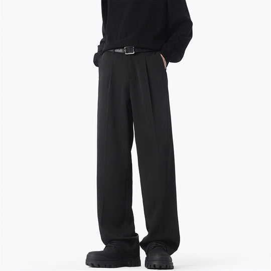Damen Elegante und bequeme weit geschnittene Stoffhose Nord Taschen
