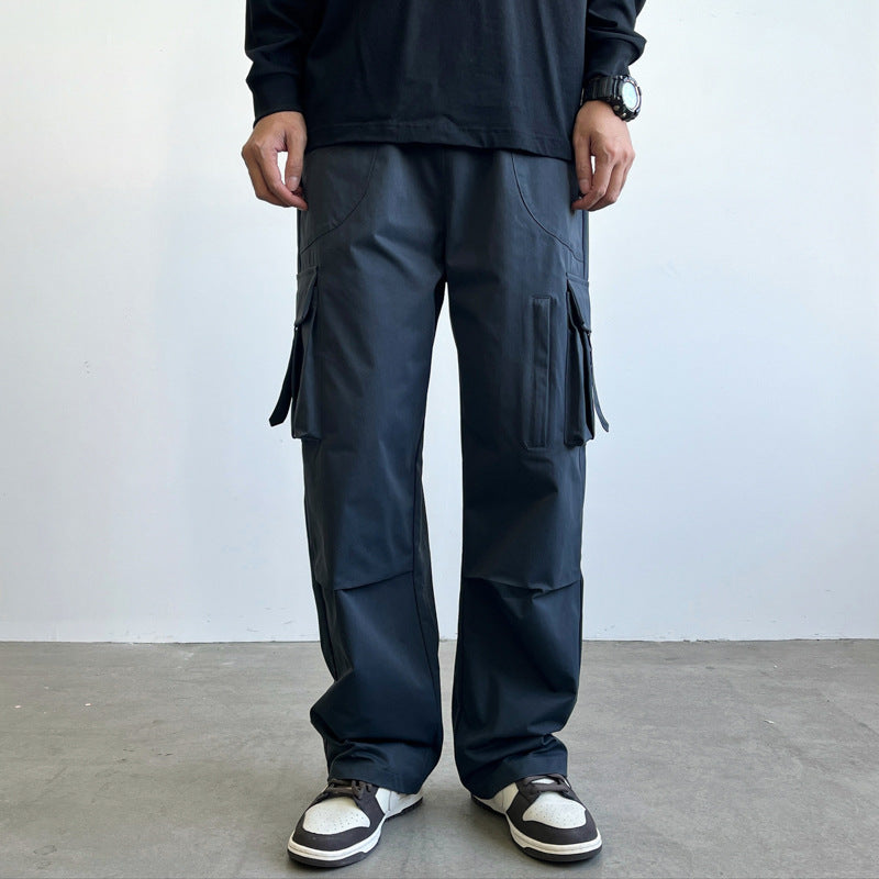 Herren Utility-Cargohose mit großvolumigen Klappentaschen, geradem Bein und robustem Twill Nord Taschen
