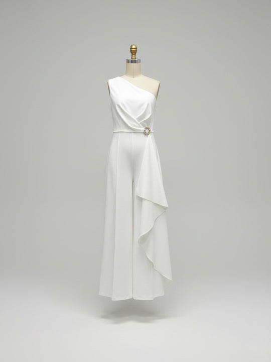 Eleganter Overall Damen Rundhals