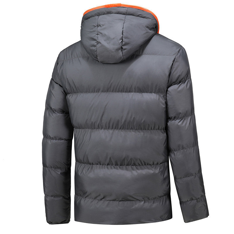 Herren Stepp-Winterjacke mit Kapuze, ultraleichter Thermoisolierung und kontrastierenden Reißverschlüssen Nord Taschen