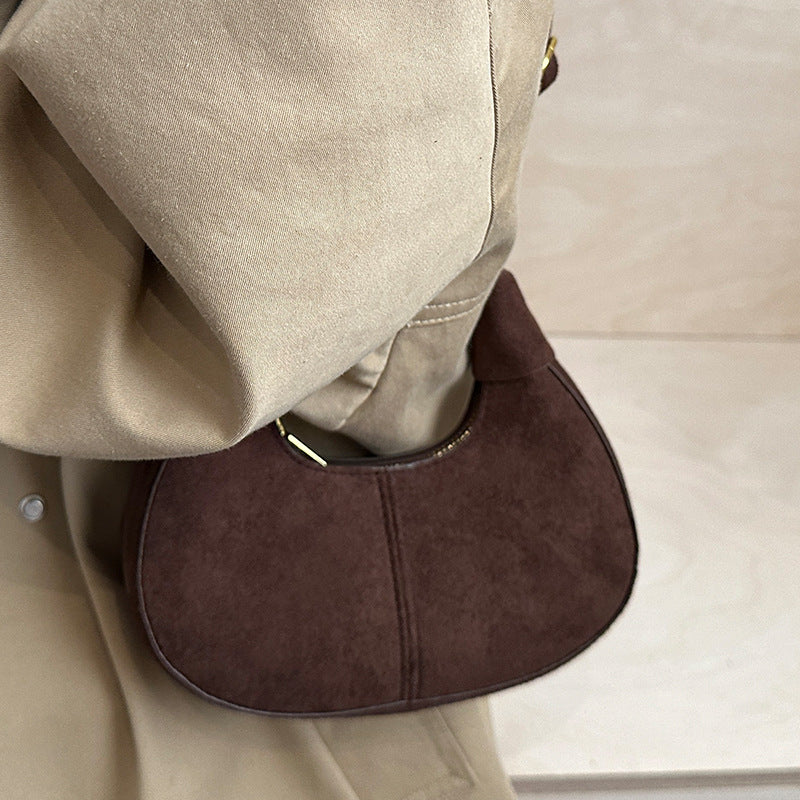 Damen Designer-Handtasche mit hochwertigem Veloursleder Nord Taschen