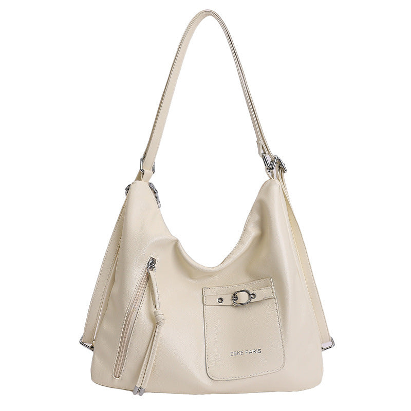 Damen Hobo-Tasche aus schmeichelndem Kunstleder mit praktischen Fächern Nord Taschen