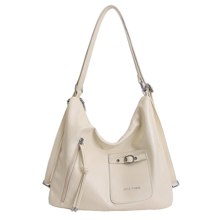 Damen Hobo-Tasche aus schmeichelndem Kunstleder mit praktischen Fächern Nord Taschen