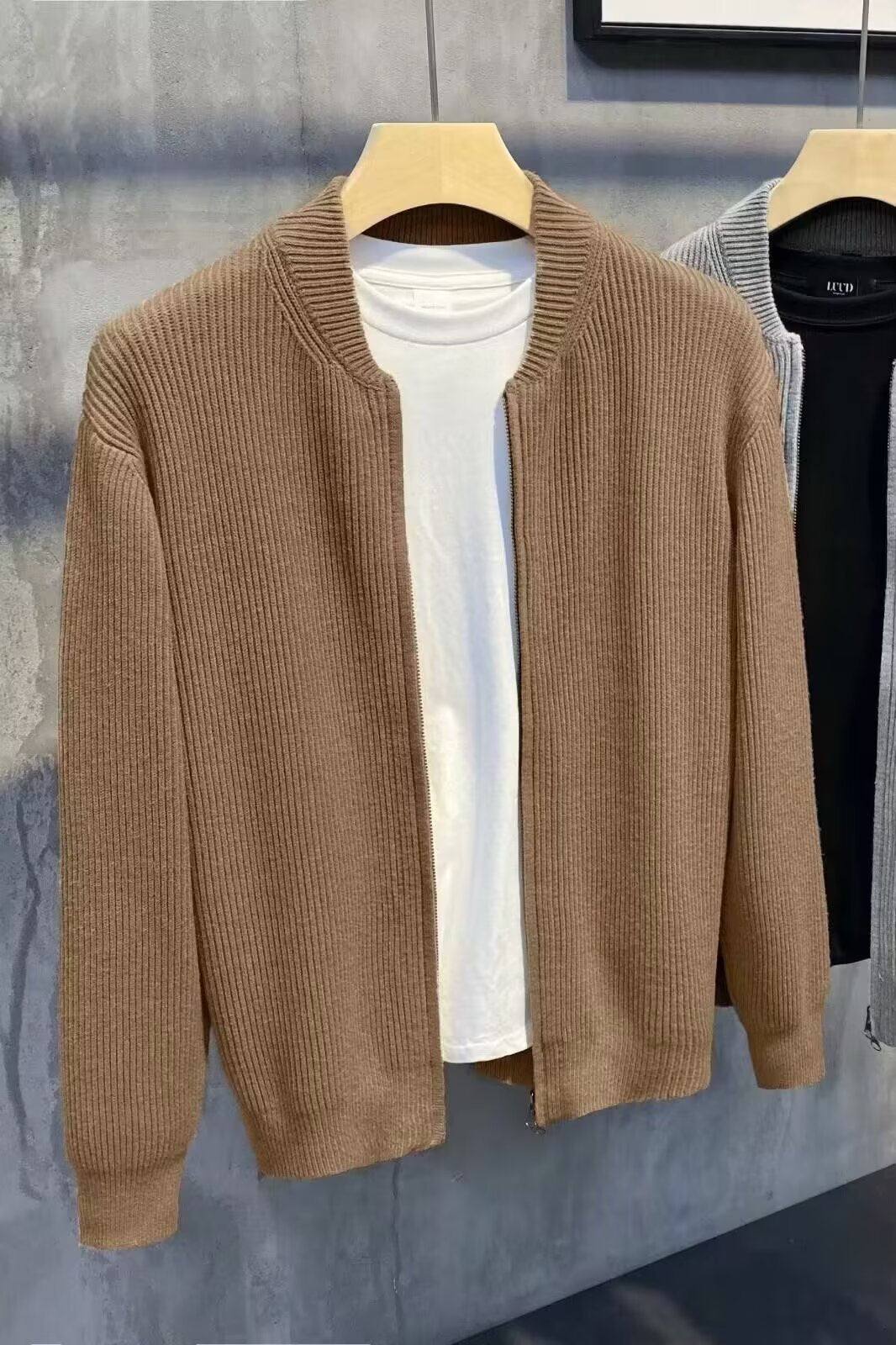 Damen Strickjacke mit strukturiertem Design Nord Taschen