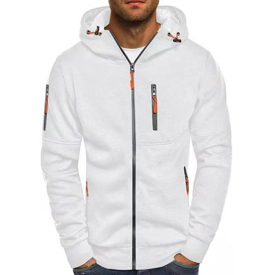 Herren Sportliche Kapuzenjacke mit praktischen Taschen Nord Taschen