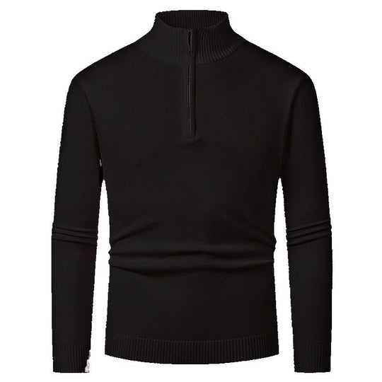Eleganter Merino Komfort Pullover Damen Reißverschluss Moderne Strickware