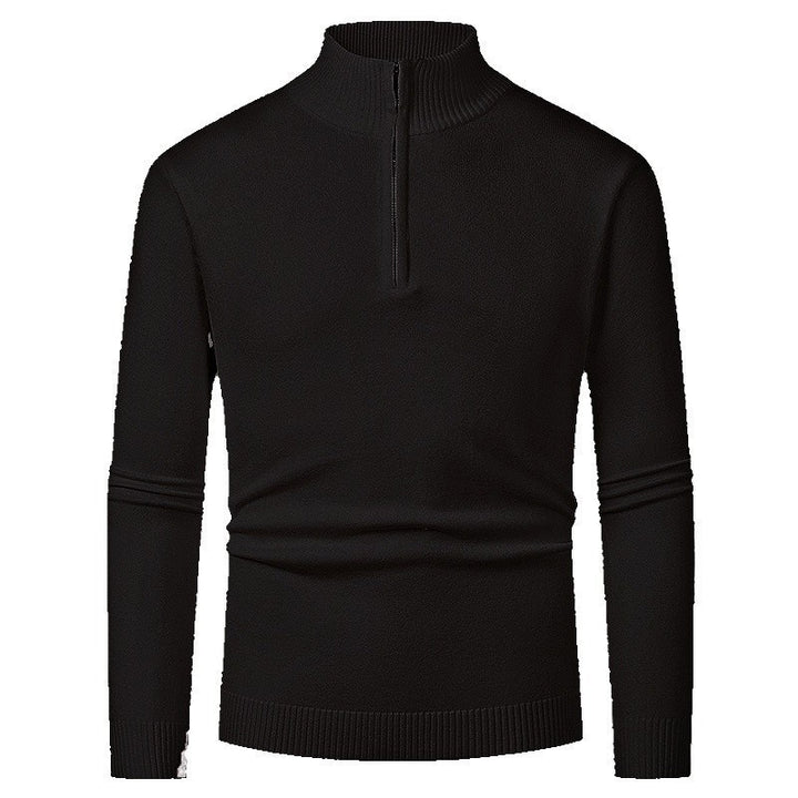 Eleganter Merino Komfort Pullover Damen Reißverschluss Moderne Strickware