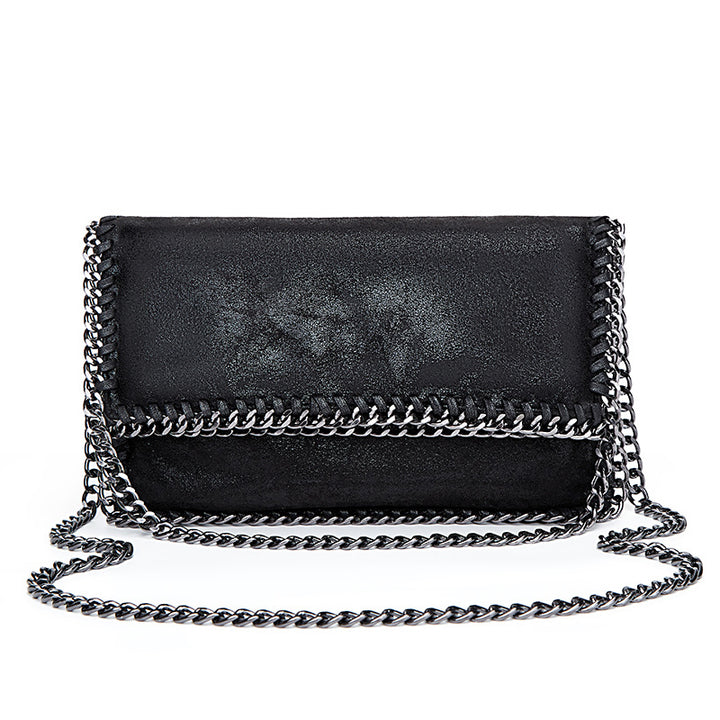 Damen Clutch-Tasche mit elegantem Kettenakzent und geschmeidiger Oberfläche Nord Taschen