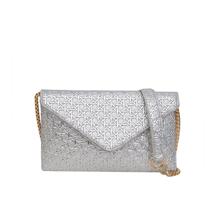 Damen Umhängetasche mit strukturiertem Design und goldenen Akzenten Nord Taschen