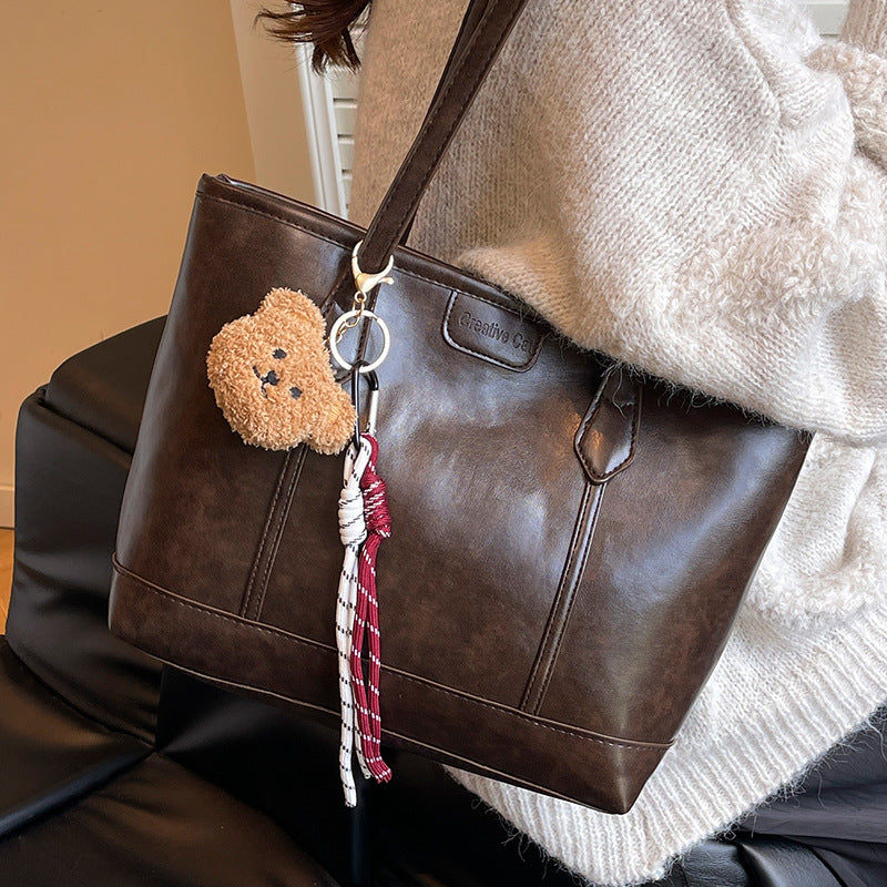 Damen Tragetasche aus hochwertigem Kunstleder mit eleganter Struktur Nord Taschen