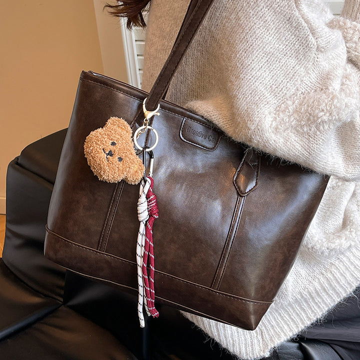 Damen Tragetasche aus hochwertigem Kunstleder mit eleganter Struktur Nord Taschen