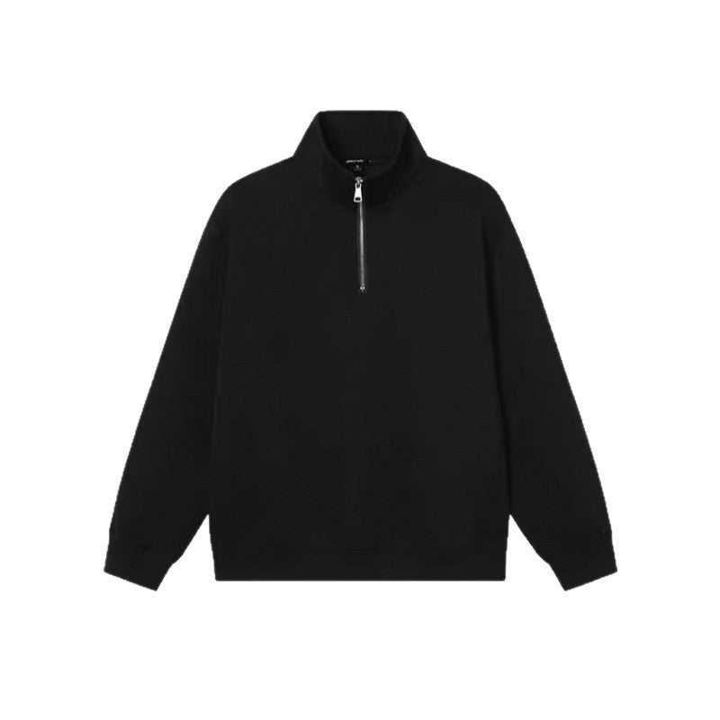 Herren Sportlicher Sweatpullover mit Stehkragen Nord Taschen