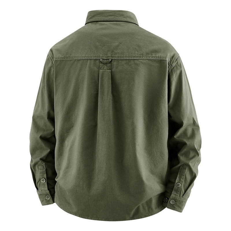 Herren Lässige Utility-Hemdjacke Nord Taschen