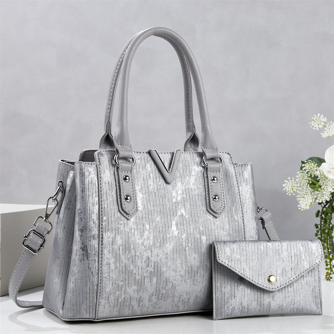 Damen elegante Handtasche mit abnehmbarem Geldbeutel Nord Taschen