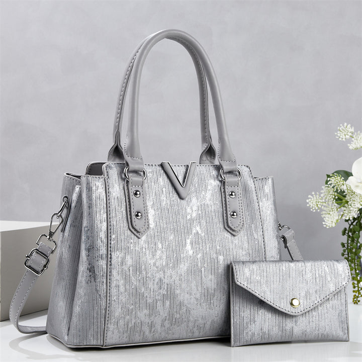 Damen elegante Handtasche mit abnehmbarem Geldbeutel Nord Taschen