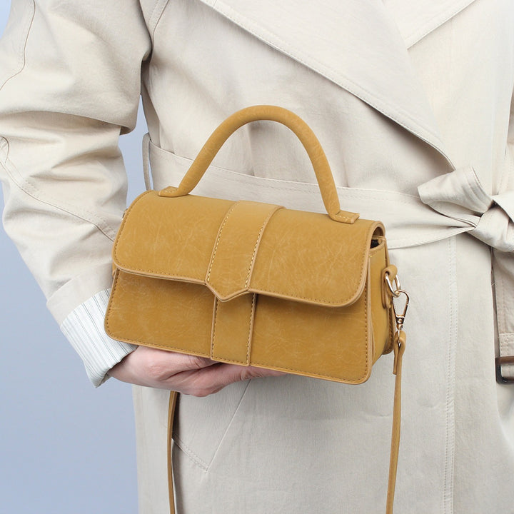 Damen elegante Handtasche im klassischen Klappdesign Nord Taschen