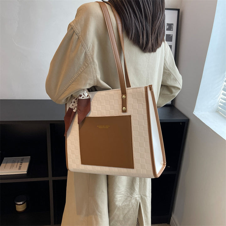 Damen elegante Handtasche mit strukturiertem Design Nord Taschen