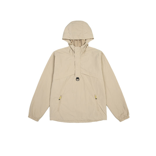 Herren Urbaner wasserabweisender Anorak-Pullover mit Kapuze und Fronttaschen Nord Taschen