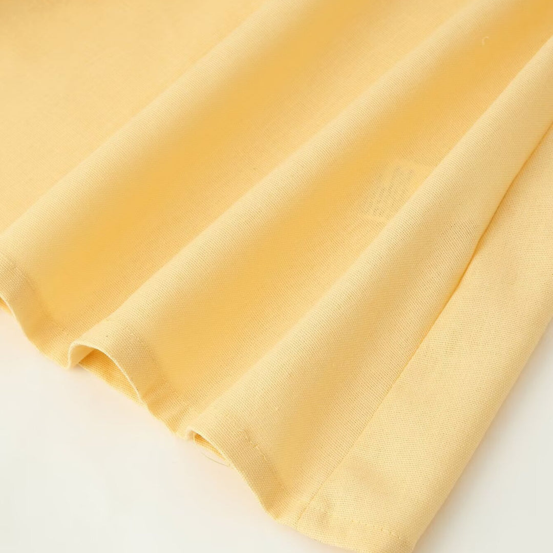 Damen Maxikleid mit plissierter Taillenpartie, weitem Rock und überschnittenen Ärmeln Nord Taschen