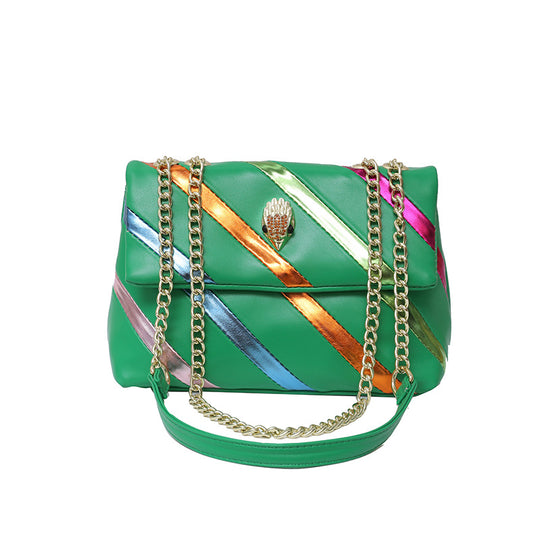 Damen Hobo-Tasche mit geflochtenem Kettenriemen und eleganter Verzierung Nord Taschen