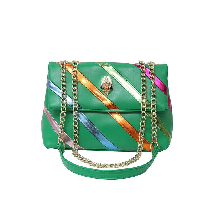 Damen Hobo-Tasche mit geflochtenem Kettenriemen und eleganter Verzierung Nord Taschen